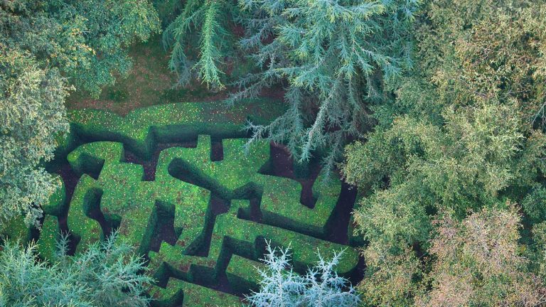 Le labyrinthe du château de la Ballue et ses Jardins