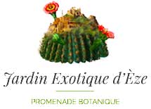 Logo du jardin exotique de la ville d'Eze